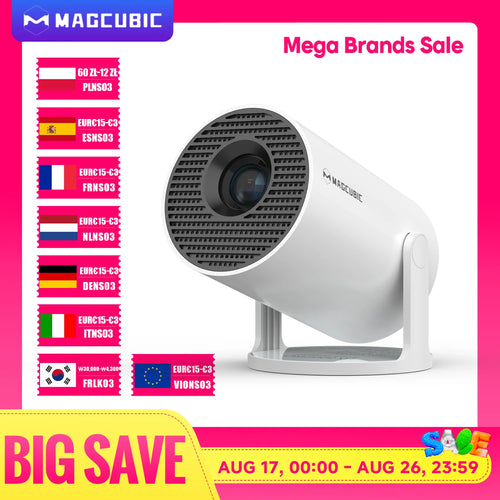 Magcubic HY300 Pro Smart Projector – Android 14, WiFi 6 & Bluetooth 5.4